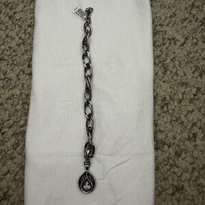 Brighton Silver Bracelet with Teardrop Charm